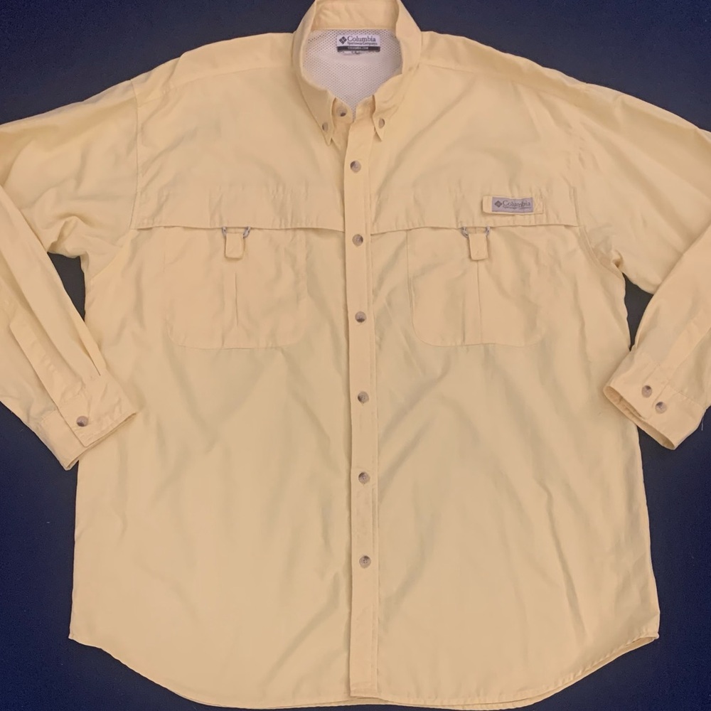 COLUMBIA PFG 100% Nylon Water Shirt